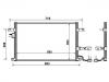 Kondensator, Klimaanlage Air Conditioning Condenser:96484931